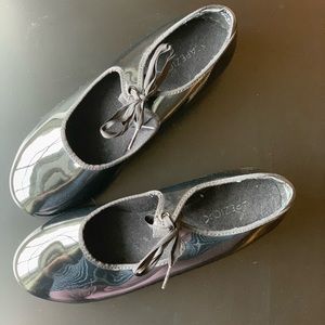 Capezio Sz 10 Black Adult Tap Shoes